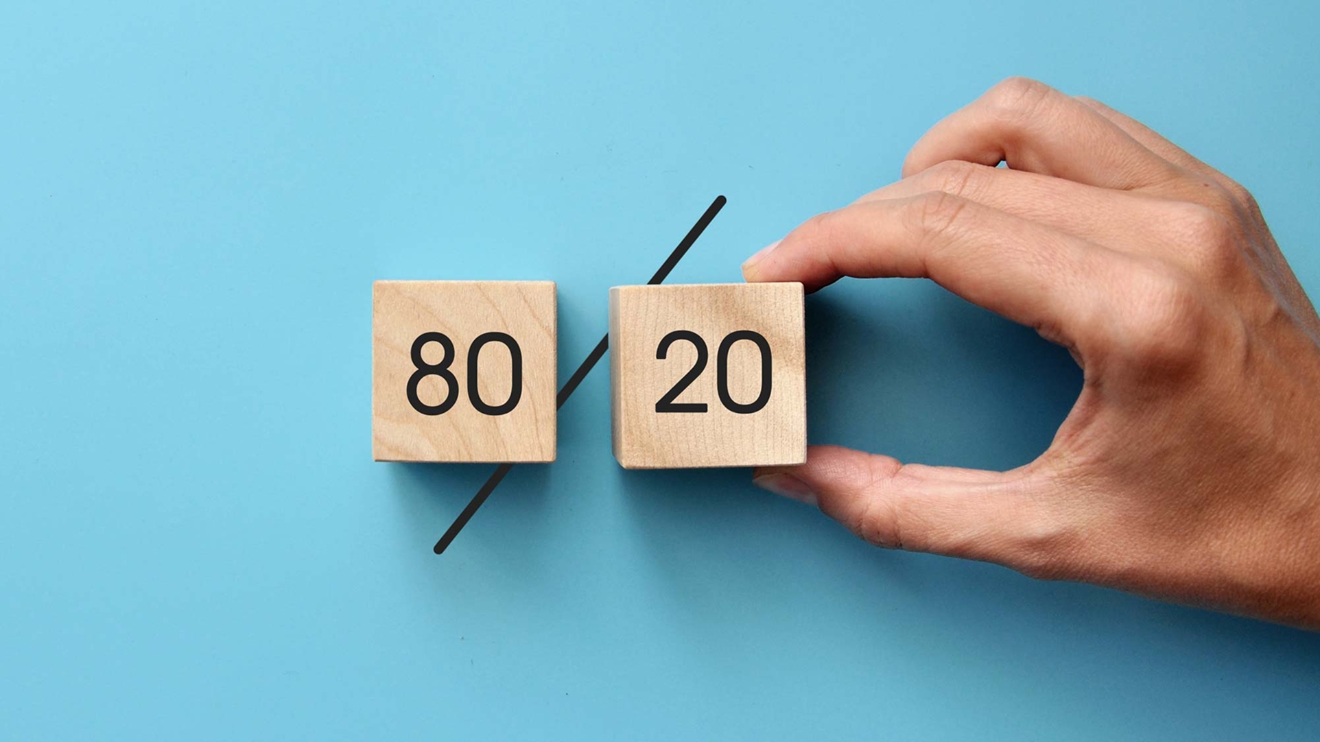 Vikthantering kost – 80/20-principen för ätande